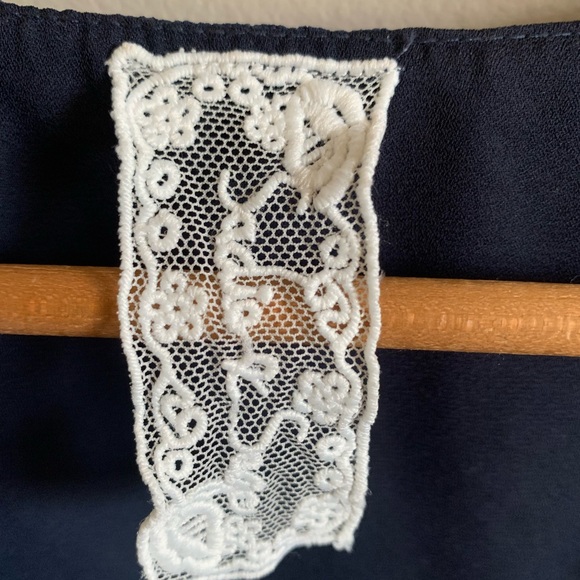 Navy Point D’esprit top - Picture 4 of 4